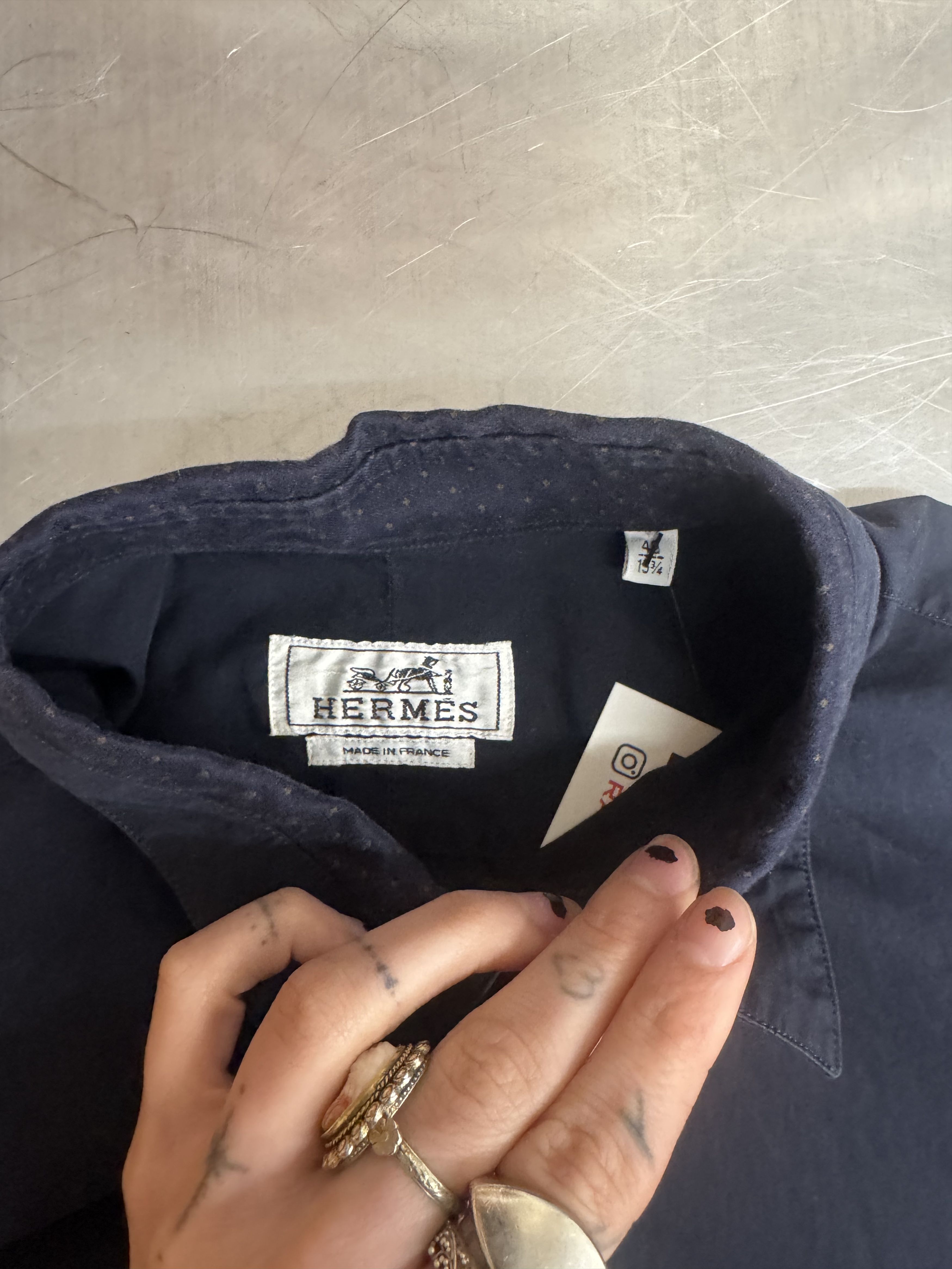 Hermes Vintage Hermes Button Up Size US M / EU 48-50 / 2 - 3 Thumbnail