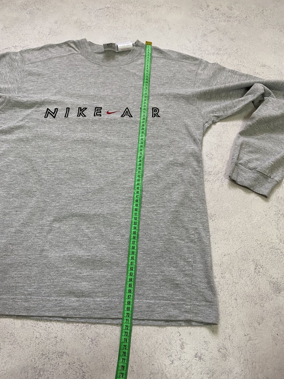 Nike Vintage 90s Nike Center Swoosh Big Logo Long Sleeve Shirt Size US S / EU 44-46 / 1 - 10 Thumbnail