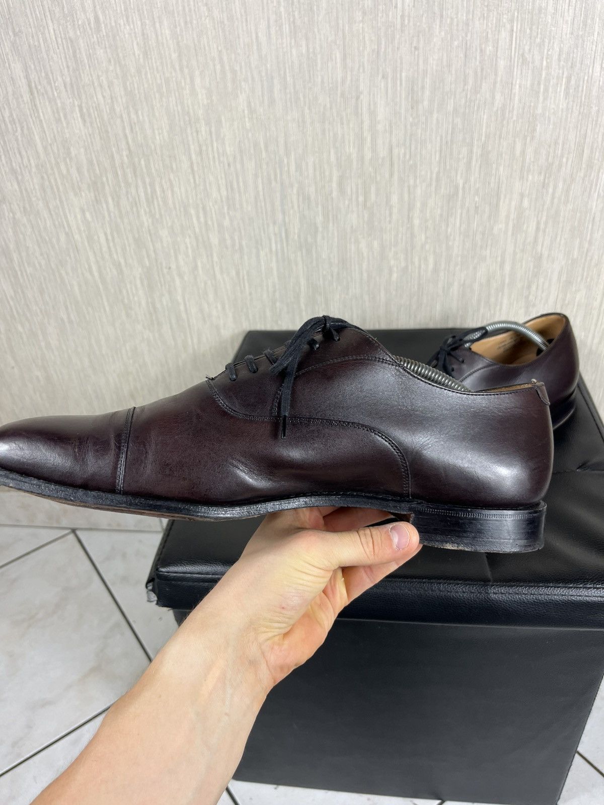 Church's Church’s Kentford classic leather shoes burgundy shade Size US 10 / EU 43 - 8 Thumbnail