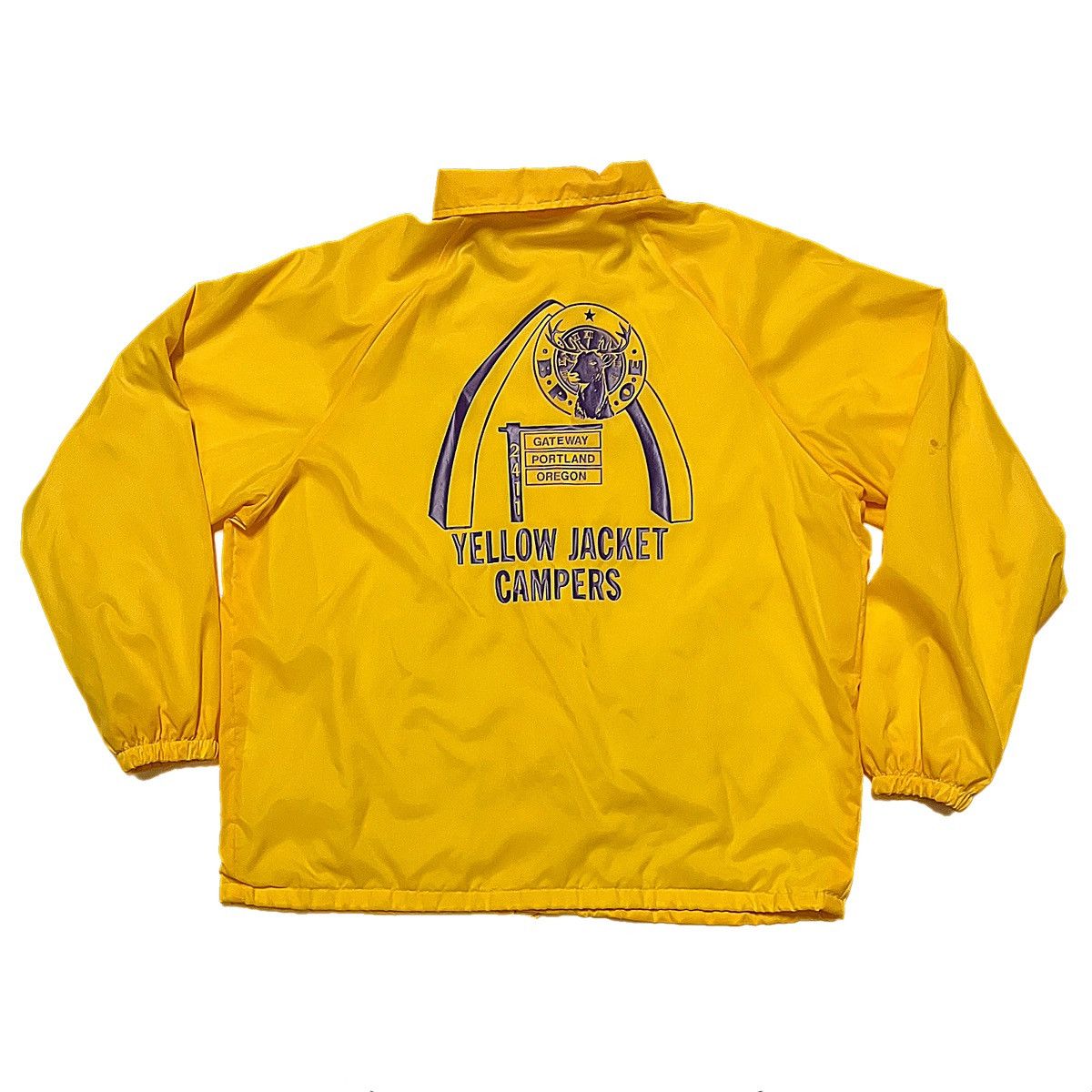 Vintage Vintage Yellow Jacket Campers Jacket Size US XL / EU 56 / 4 - 1 Thumbnail