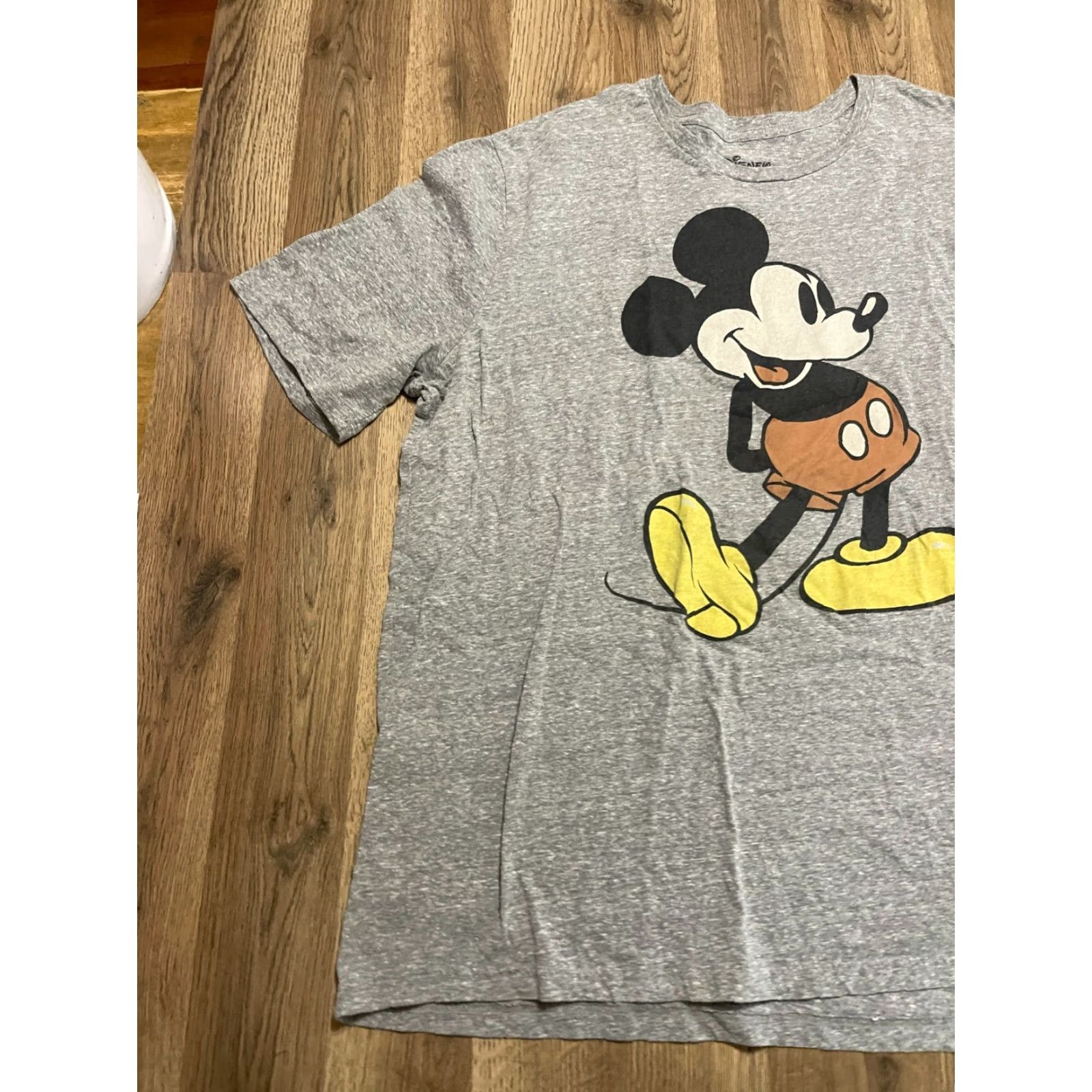 Disney Disney Shirt Men's 3XL Gray Mickey Mouse Short Sleeve Crew Neck T-Shirt Size US XXL / EU 58 / 5 - 3 Thumbnail