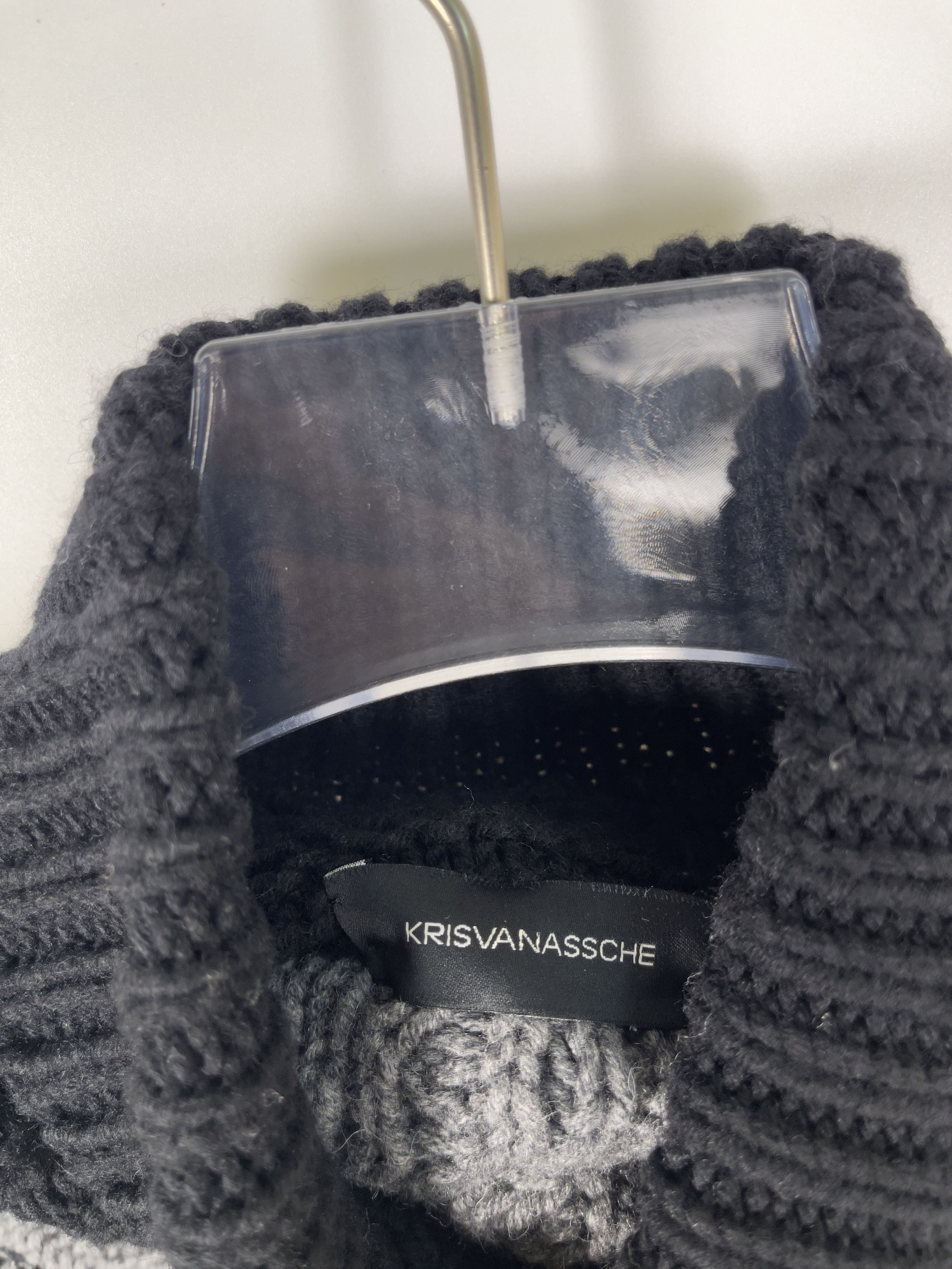 Kris Van Assche Kris Van Assche Colorblock Cable-knit Sweater Size US M / EU 48-50 / 2 - 7 Thumbnail