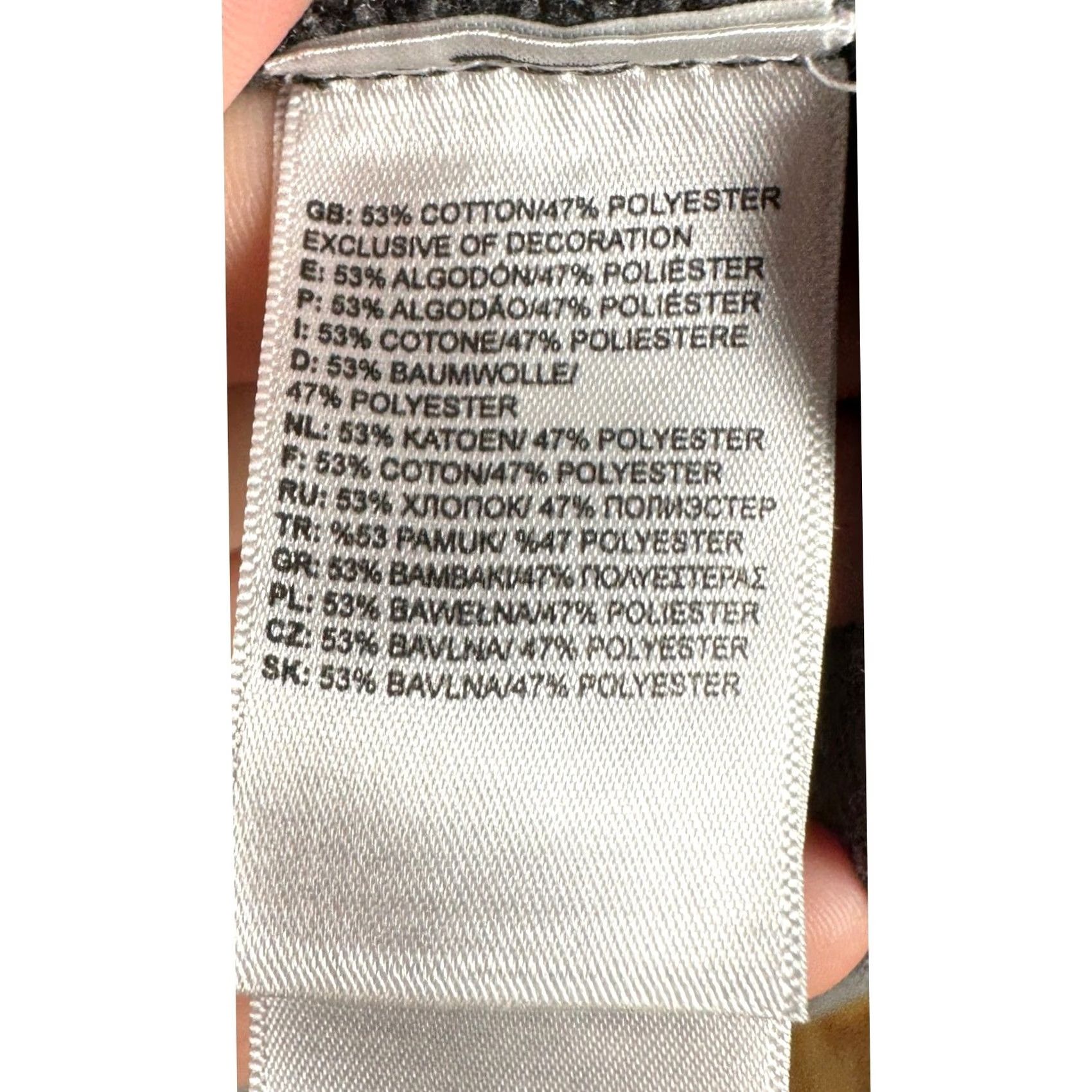 The North Face The North Face Hoodie Mens XL Grey Vertical Logo Graphic Print Sweatshirt Size US XL / EU 56 / 4 - 5 Thumbnail
