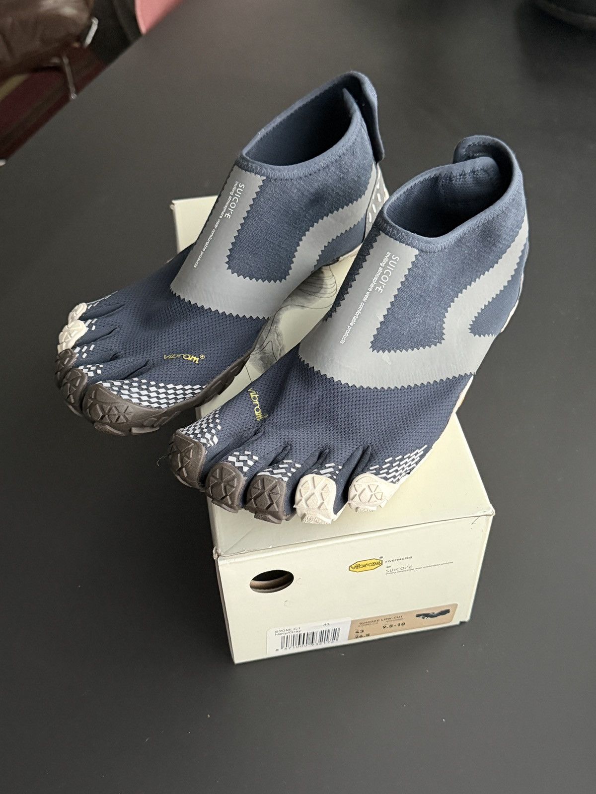 Suicoke × Vibram Suicoke Vibram Fivefingers Nin-Lo Blue Grey Size US 10 / EU 43 - 1 Thumbnail
