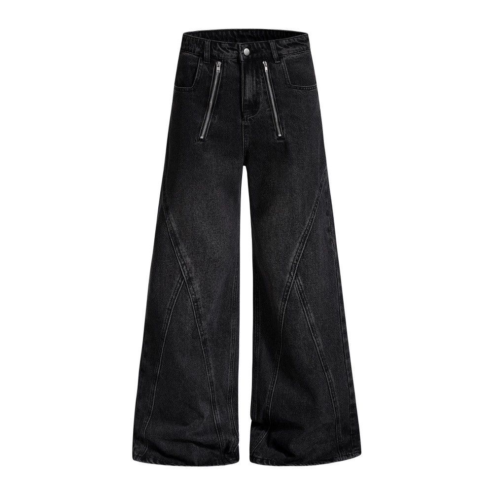 Vintage American men's distressed loose flared washed jeans Size US 32 / EU 48 - 1 Thumbnail
