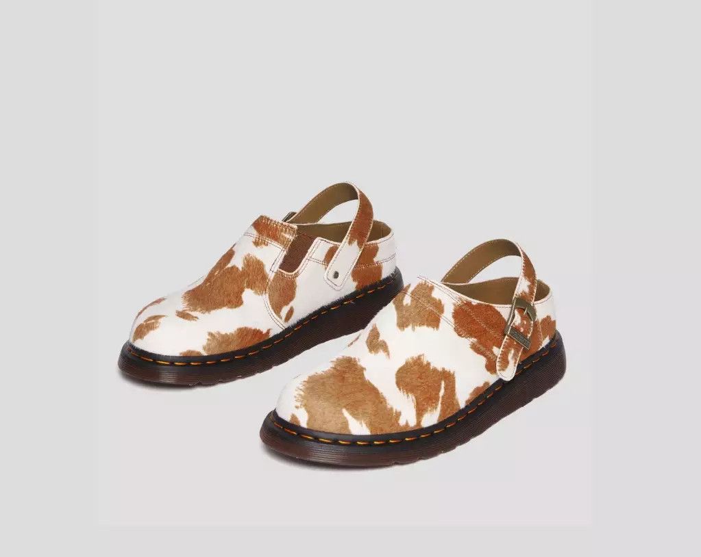 Dr. Martens DR. MARTENS ISHAM HAIR-ON COW PRINT SLINGBACK MULES Size US 10.5 / EU 43-44 - 3 Thumbnail