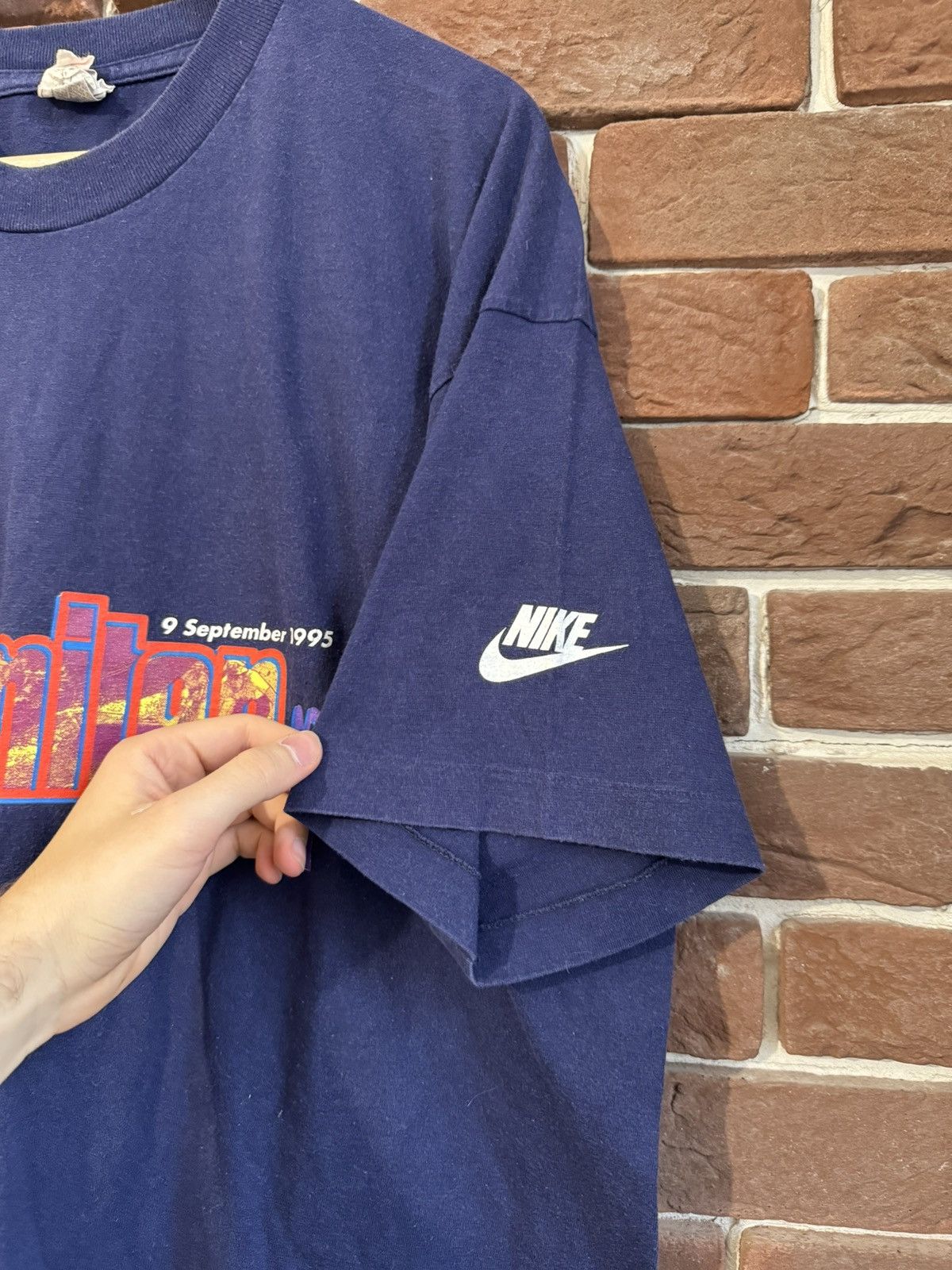 Nike Vtg 90s NIKE Dolomiten VIP T Shirt Logo Spellout Sports Usa Size US XL / EU 56 / 4 - 4 Thumbnail