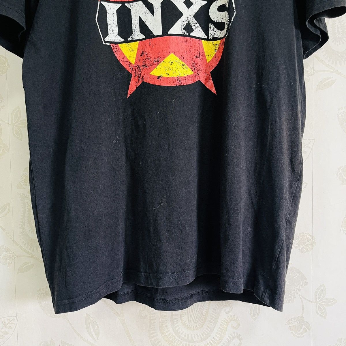 Band Tees INXS Rock Band 1977 TShirt Big Logo Printed Size US M / EU 48-50 / 2 - 12 Thumbnail