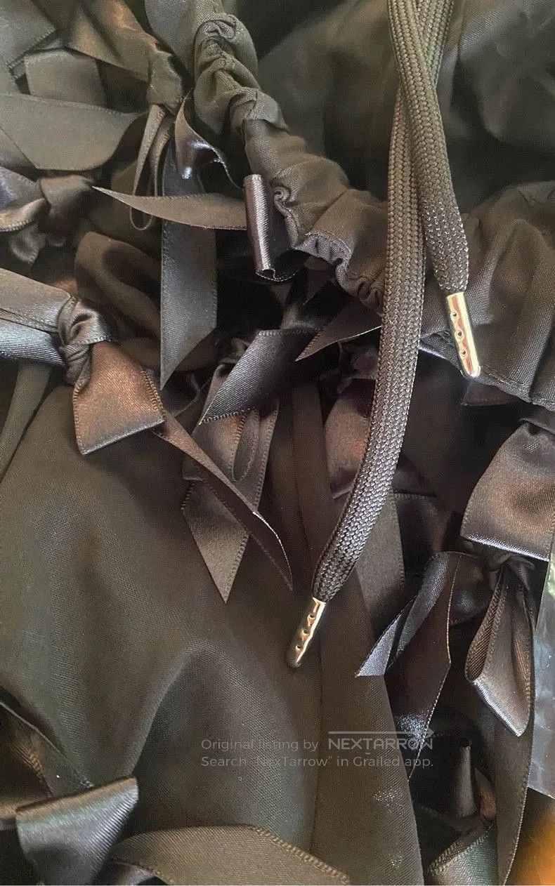 Comme des Garcons Comme des Garcons Noir Kei Ninomiya Bow Skirt. Size US 26 / EU 42 - 8 Thumbnail