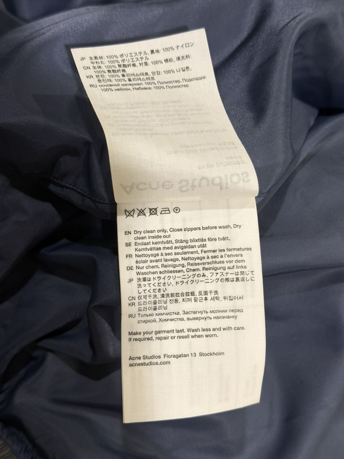 Acne Studios Acnes Studios Olana Distressed Wash Green Bondage Bomber Size US M / EU 48-50 / 2 - 18 Thumbnail
