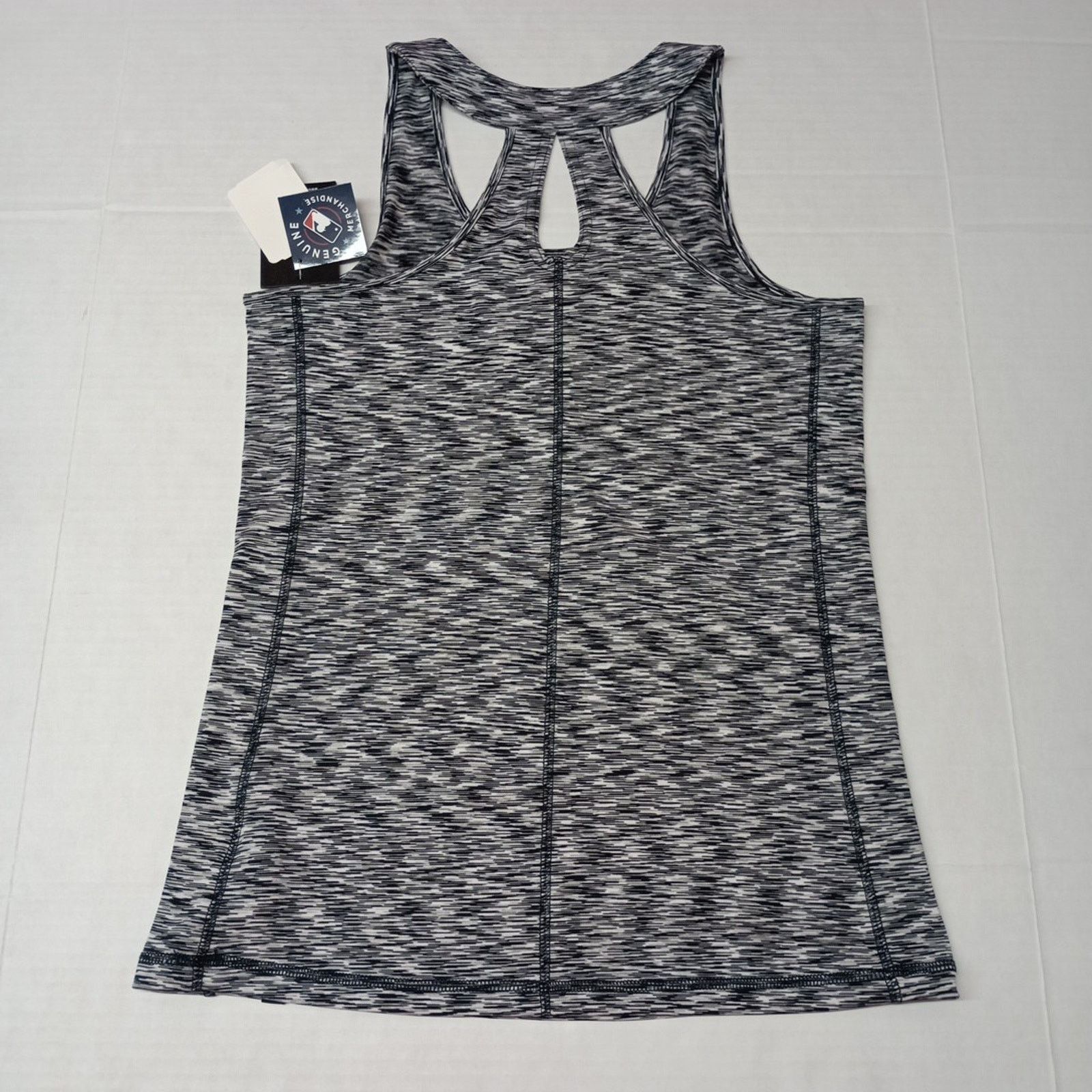 New Era Atlanta Braves MLB Striped Gray Racerback Tank Top Women's S Size S / US 4 / IT 40 - 7 Thumbnail
