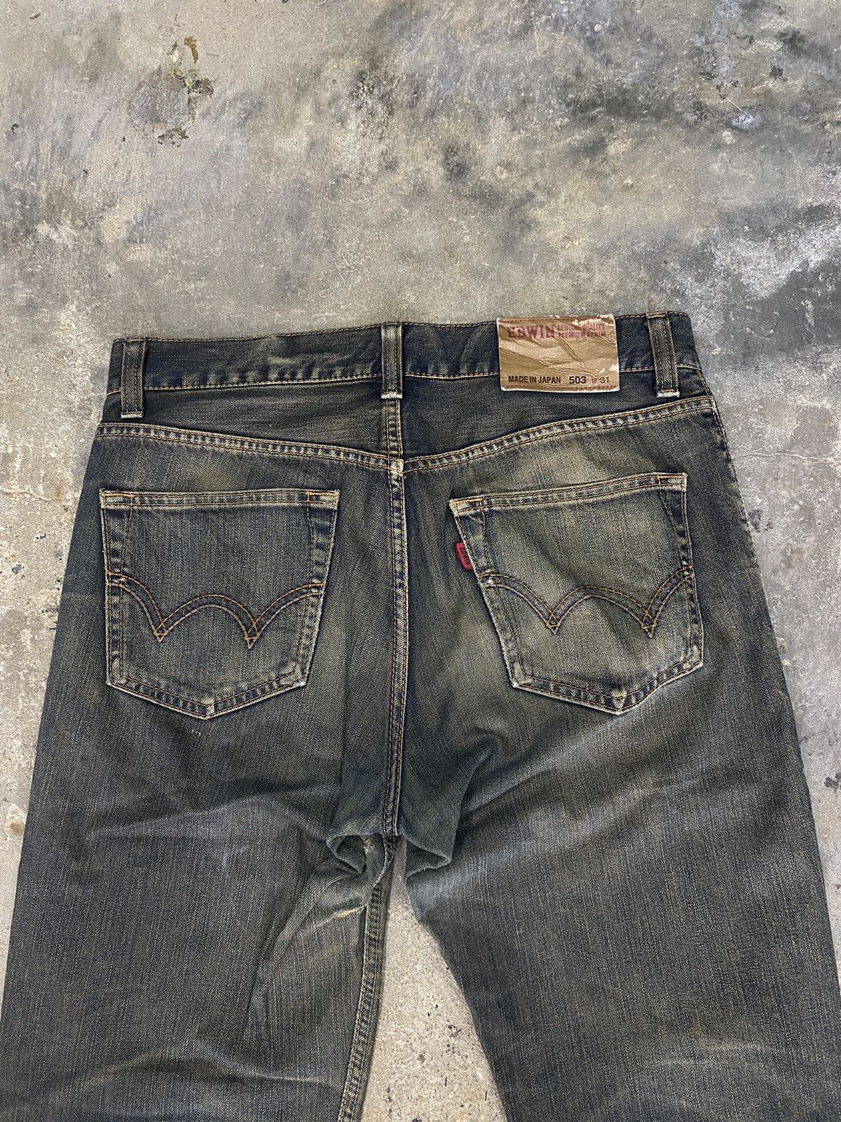 Edwin × Japanese Brand × Vintage Edwin 503 blue jeans wash japanese brand Size US 30 / EU 46 - 10 Thumbnail