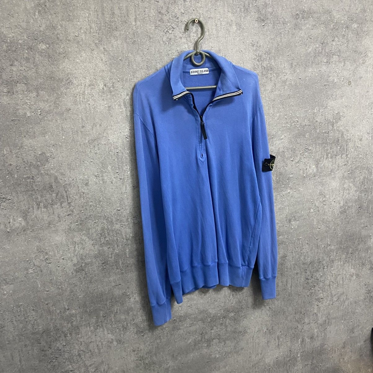 Stone Island Vintage Stone Island Quarter Zip Polo 1/4 Long Sleeve Size US L / EU 52-54 / 3 - 3 Thumbnail