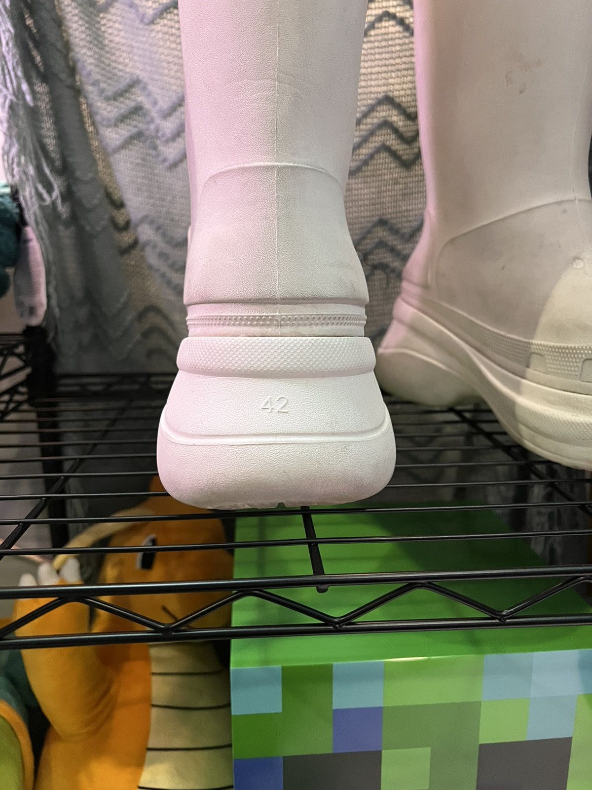 Balenciaga × Crocs White Crocs Boots Size US 9 / EU 42 - 3 Thumbnail