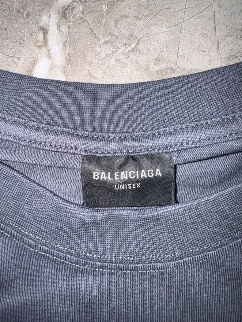 Balenciaga Balenciaga WFP Letter Print Crew Neck Pullover Fitted Short Size US M / EU 48-50 / 2 - 2 Thumbnail