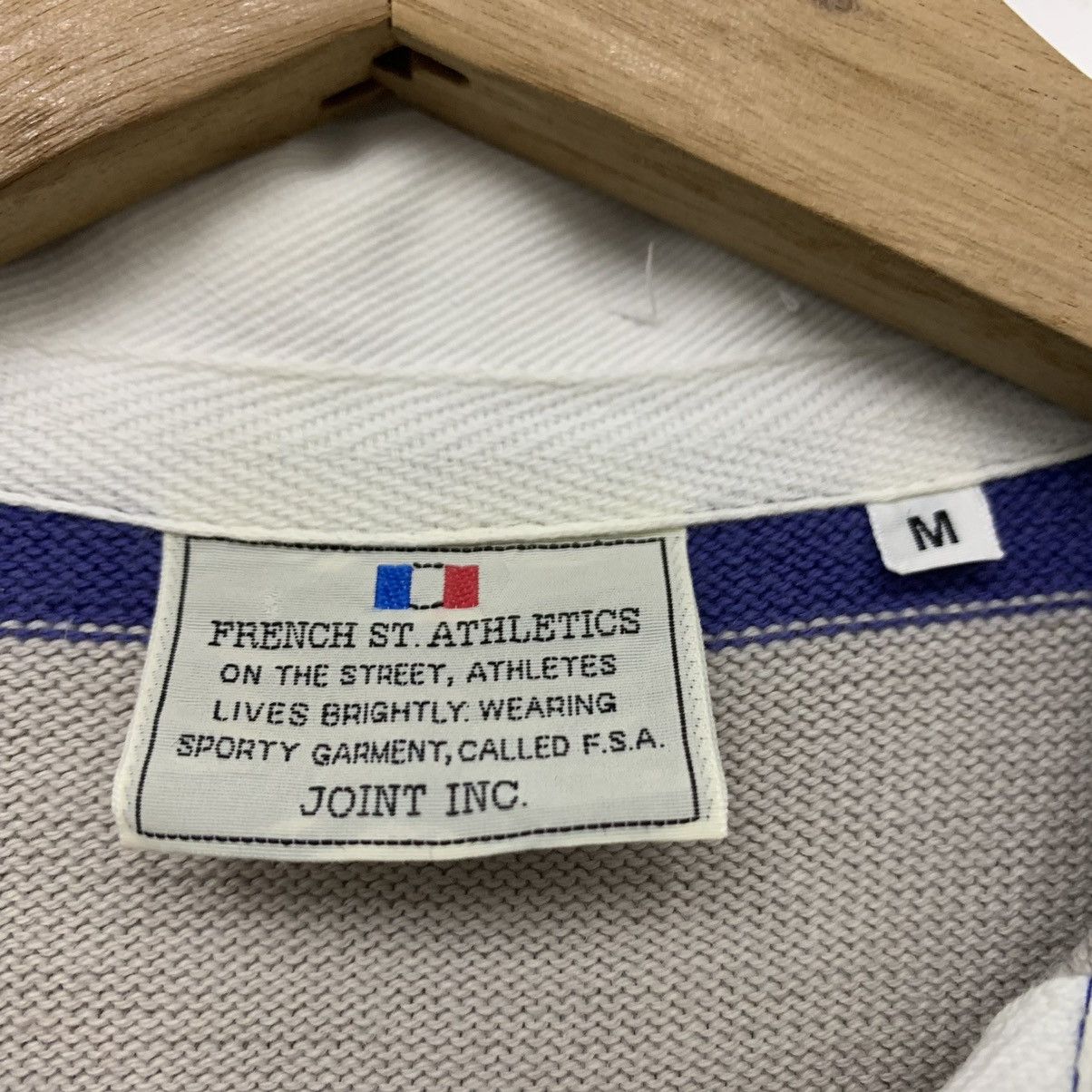 Vintage French St Athletics Striped Rugby Shirt Size US M / EU 48-50 / 2 - 5 Thumbnail