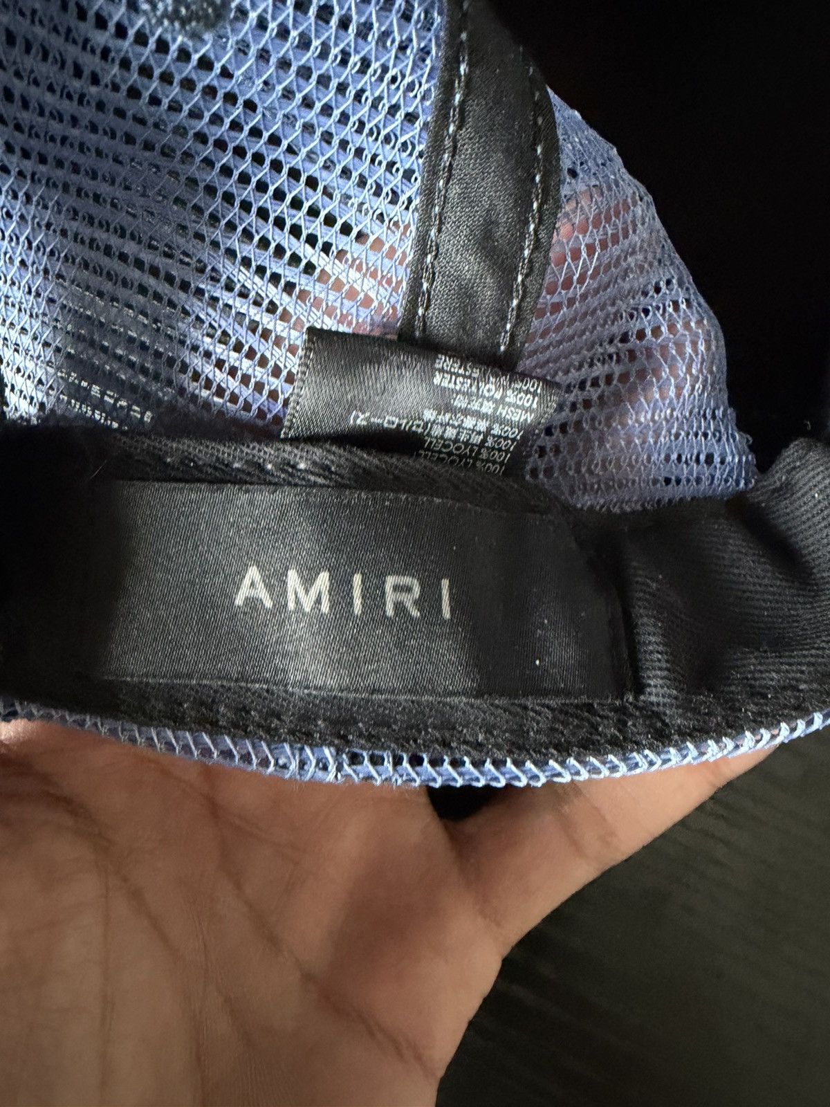 Amiri Amiri MA Logo Trucker Hat Size ONE SIZE - 4 Thumbnail