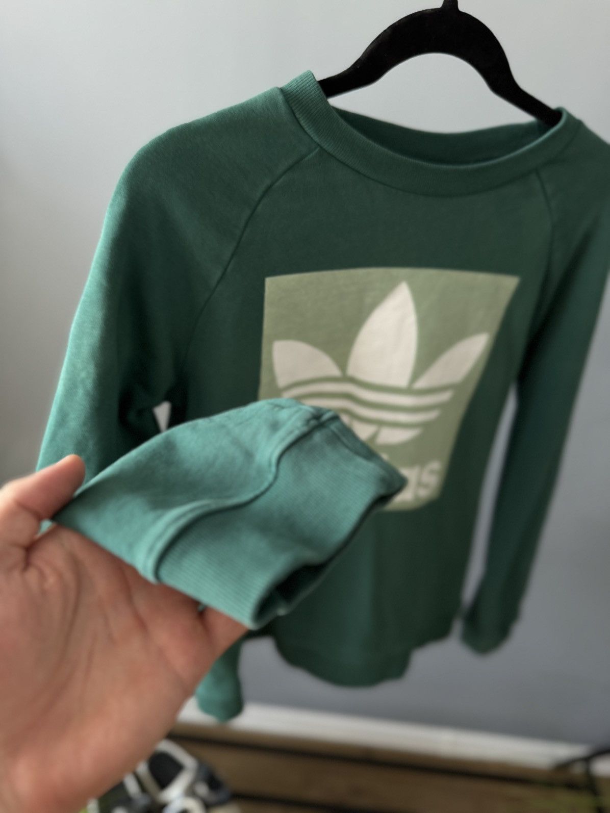 Adidas Adidas sweatshirt boxlogo Size M / US 6-8 / IT 42-44 - 3 Thumbnail