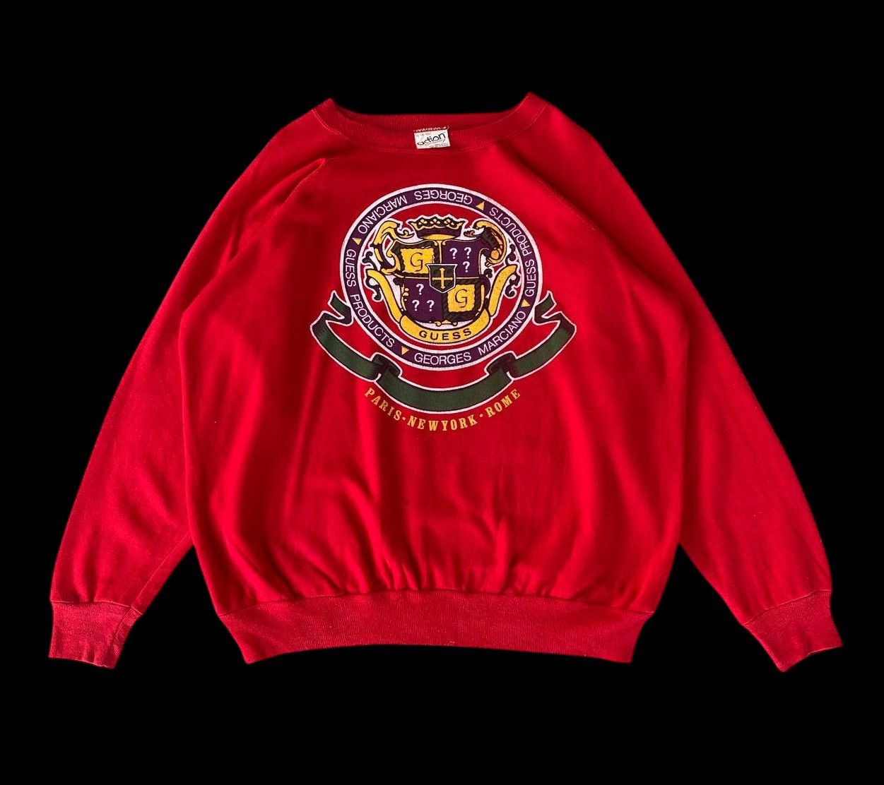 Georges Marciano VINTAGE 80S GEORGES MARCIANO GUESS CREWNECK Size US XL / EU 56 / 4 - 8 Thumbnail