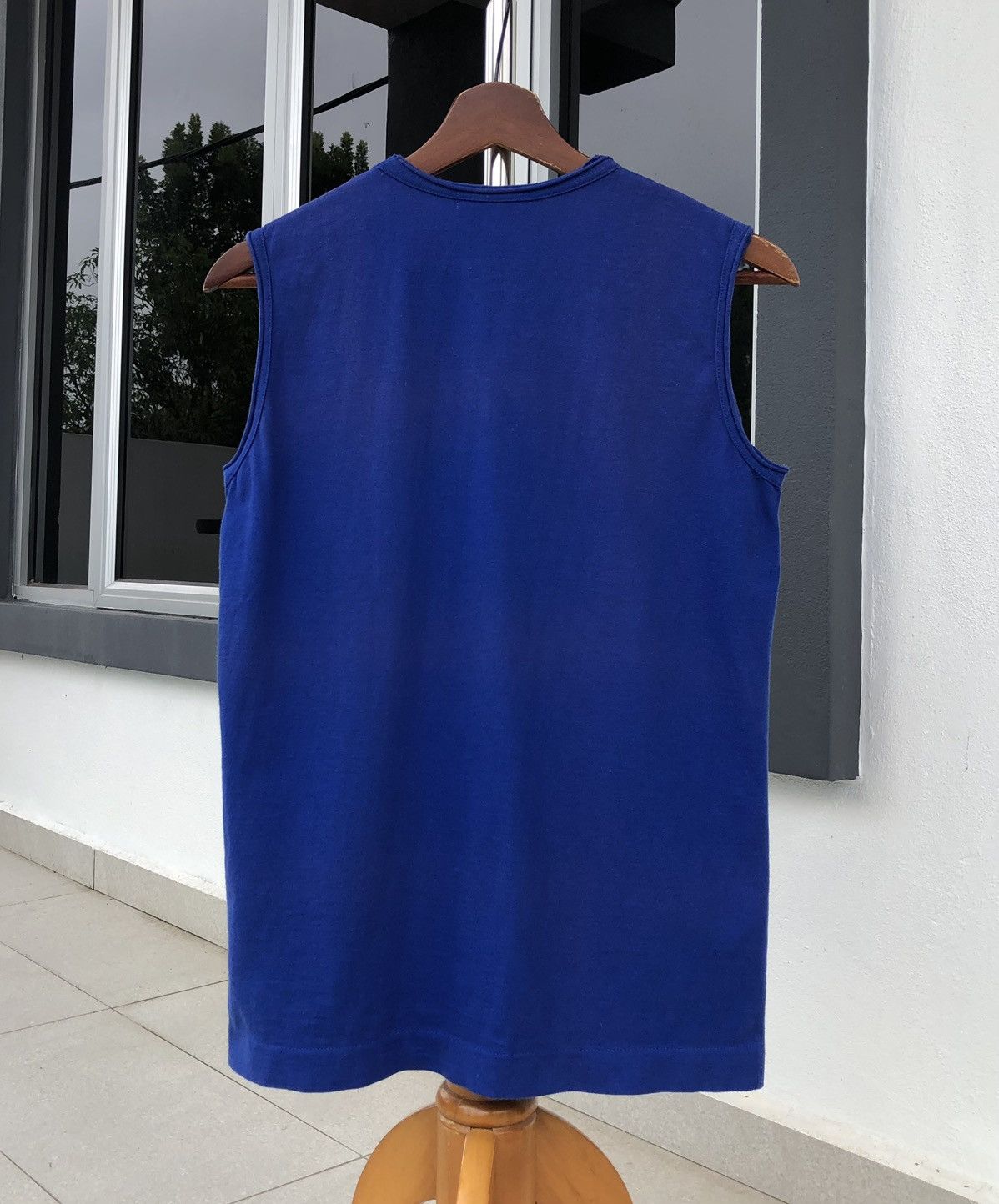 Comme des Garcons Rare Tricot CDG “KENYA” Comme des Garçons Blue Vest Size US XS / EU 42 / 0 - 8 Thumbnail