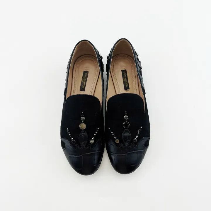 Louis Vuitton Louis Vuitton Black Casual Flat Shoes for Women -2508 Size US 6 / IT 36 - 2 Thumbnail