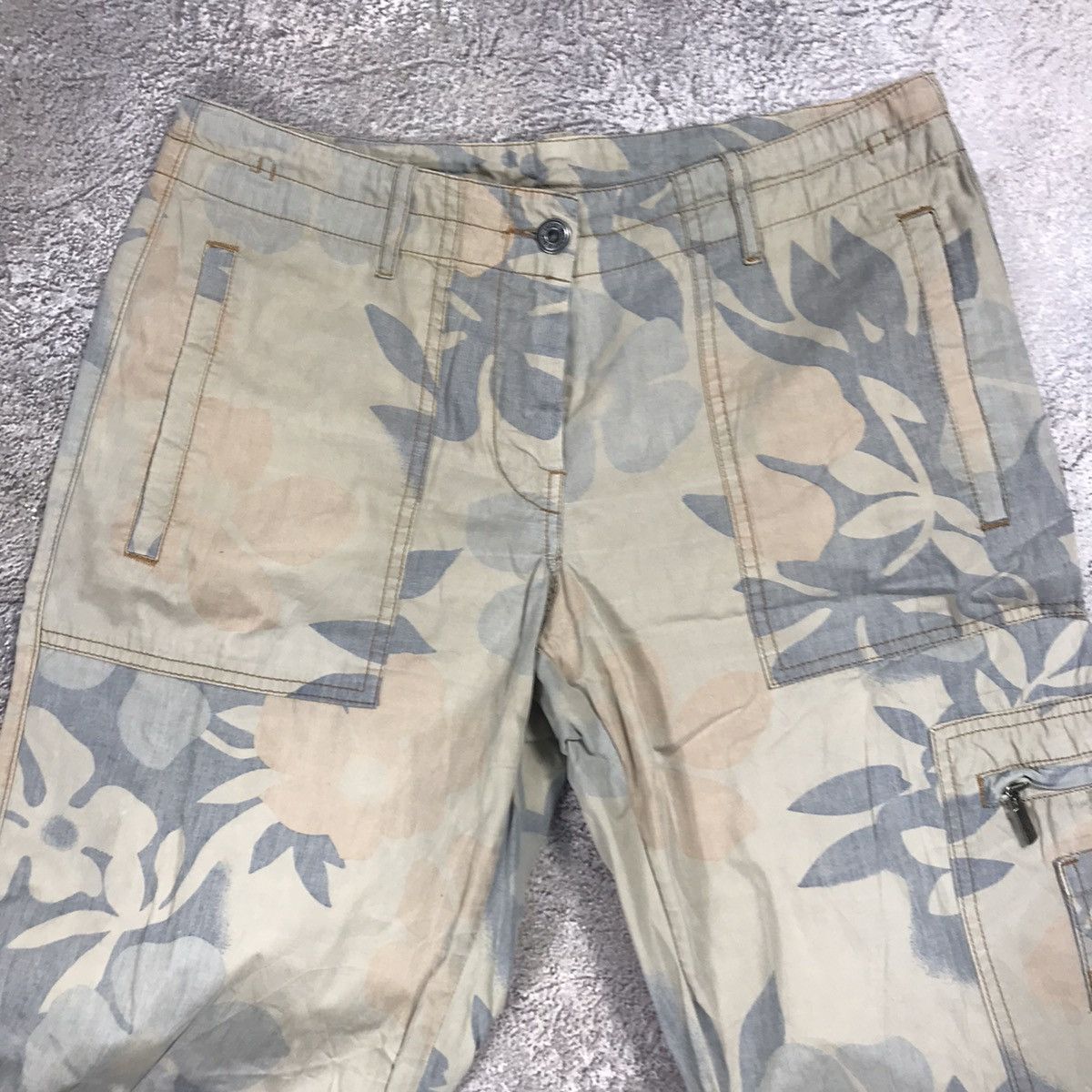Vintage Y2K Baggy Cargo Pants All Over Print Tactical Streetwear 30 Size 30" / US 8 / IT 44 - 5 Thumbnail