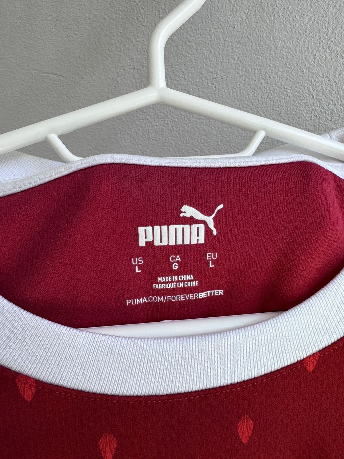Puma AUSTRIA OFB 2020 2021 2022 HOME FOOTBALL SHIRT SOCCER JERSEY Size US L / EU 52-54 / 3 - 8 Thumbnail