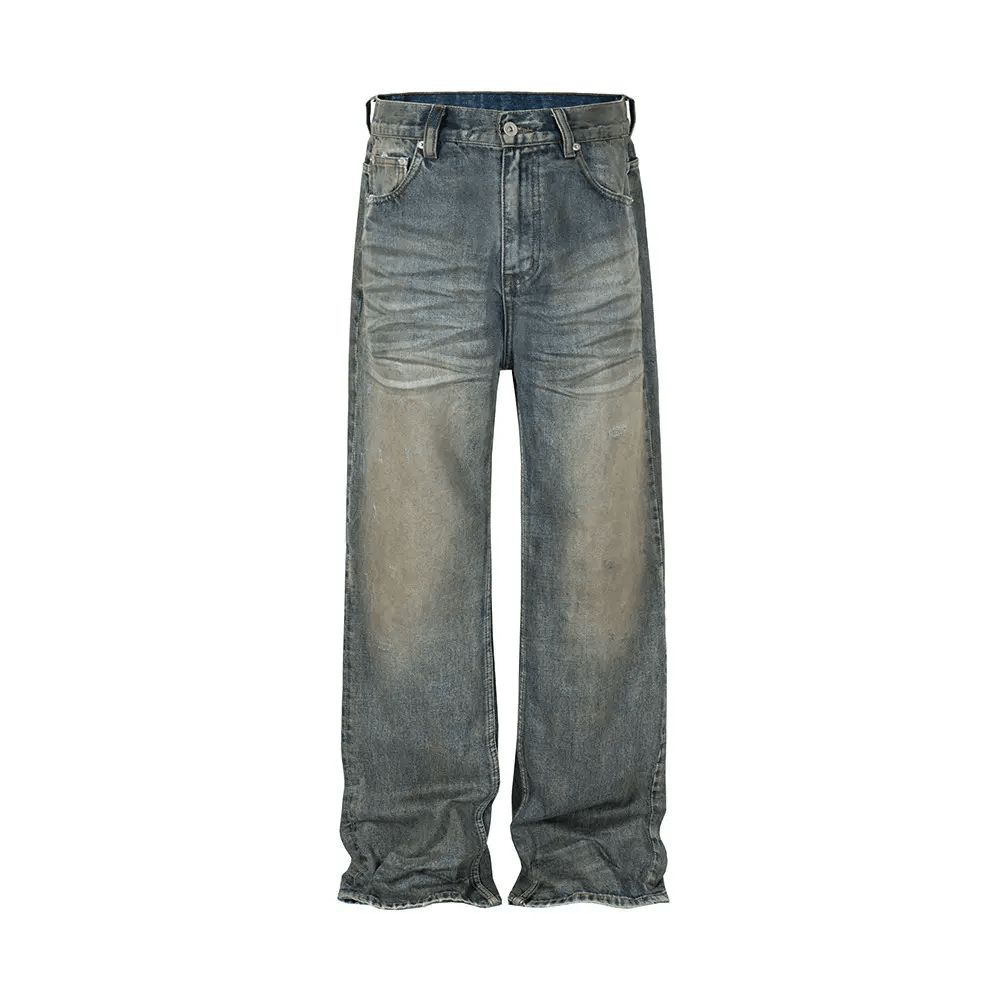 Japanese Brand × Vintage Vintage street washed and distressed micro flare jeans Size US 32 / EU 48 - 3 Thumbnail