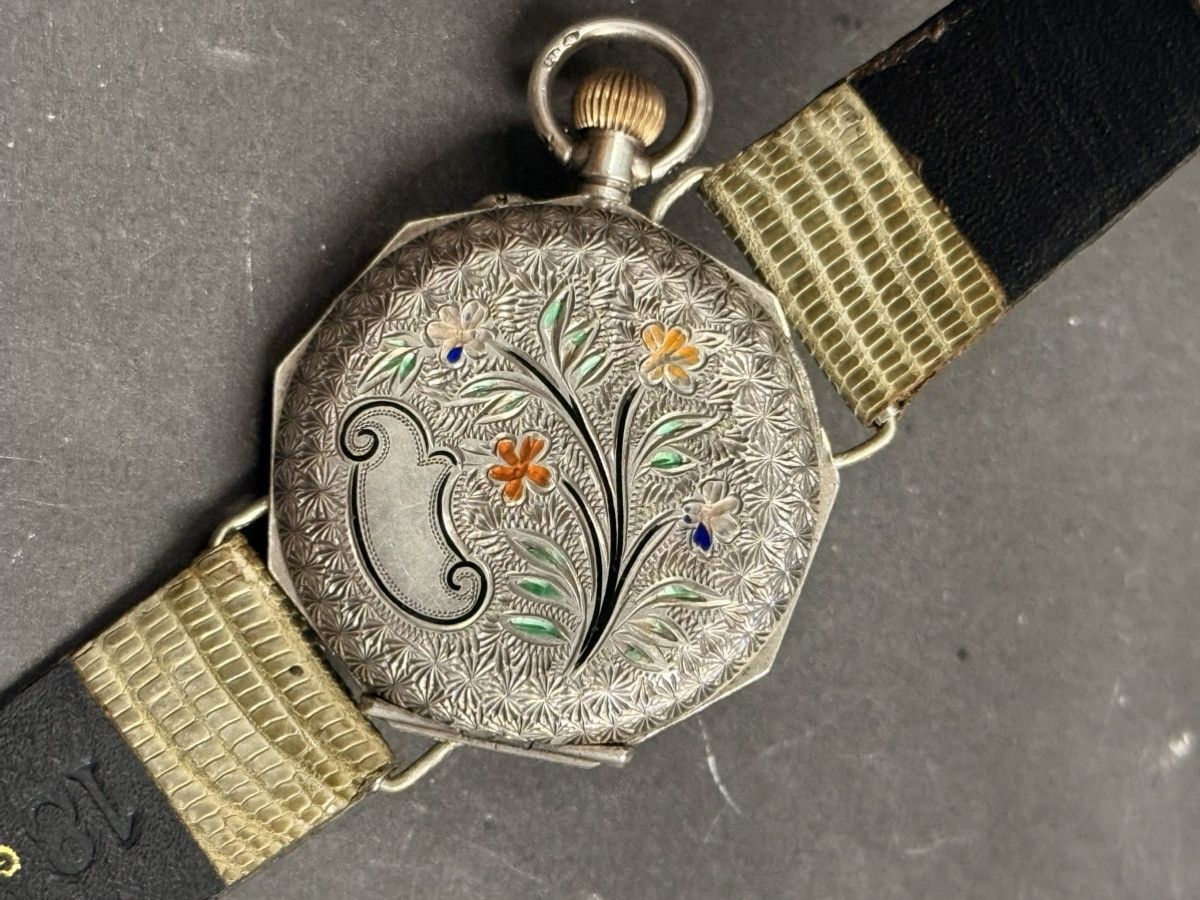Vintage Vintage ADAPT Pocket Fancy Dial Stering .925 Manual Watch Size ONE SIZE - 9 Thumbnail