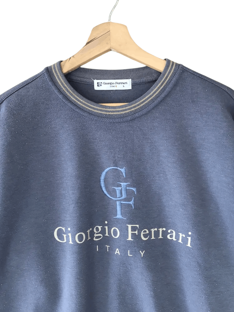 Ferrari Vintage Giorgio Ferrari Italy Sweatshirts Size US L / EU 52-54 / 3 - 3 Thumbnail