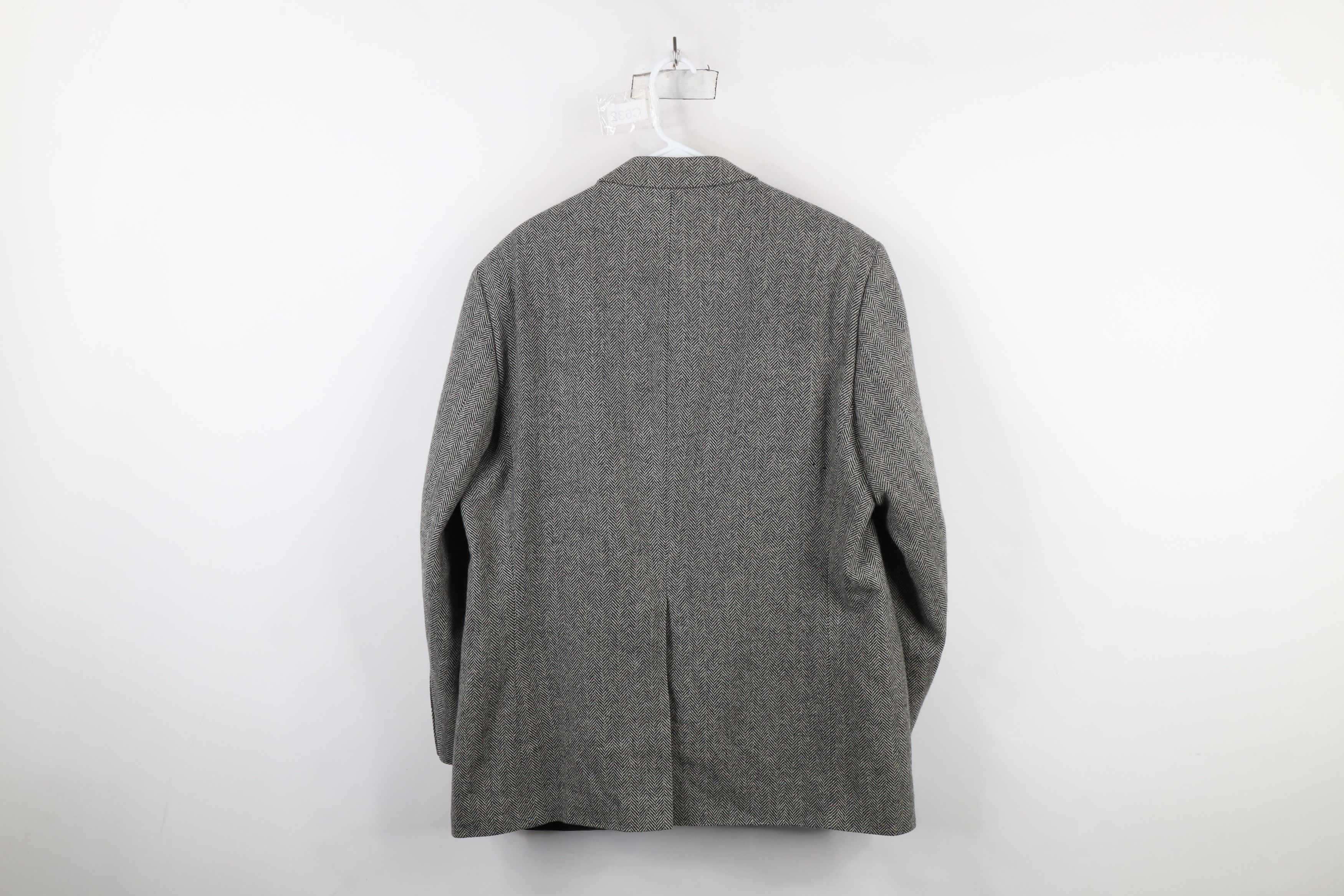 Vintage Vintage 90s Streetwear Herringbone 2 Button Blazer Jacket Size US XXL / EU 58 / 5 - 17 Thumbnail