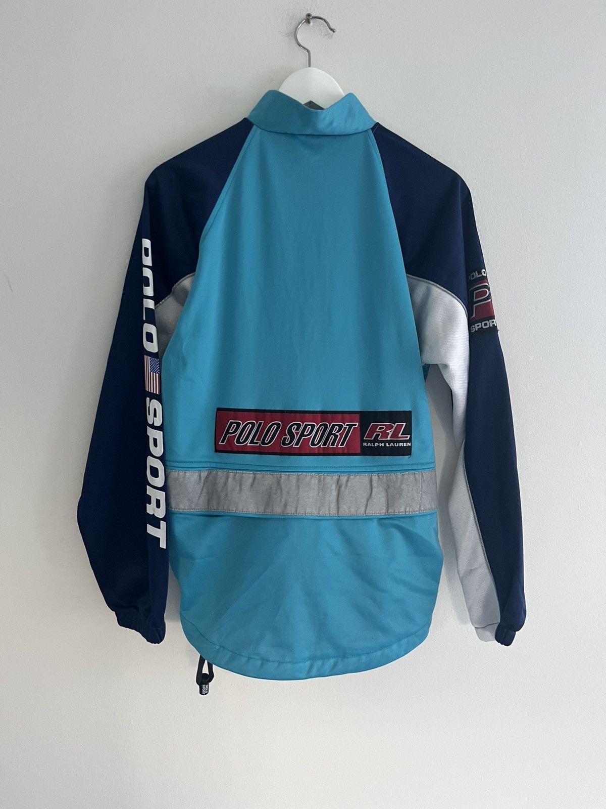 Polo Ralph Lauren Vintage Polo Sport - Pepsi Cycling Jacket Size US M / EU 48-50 / 2 - 2 Thumbnail