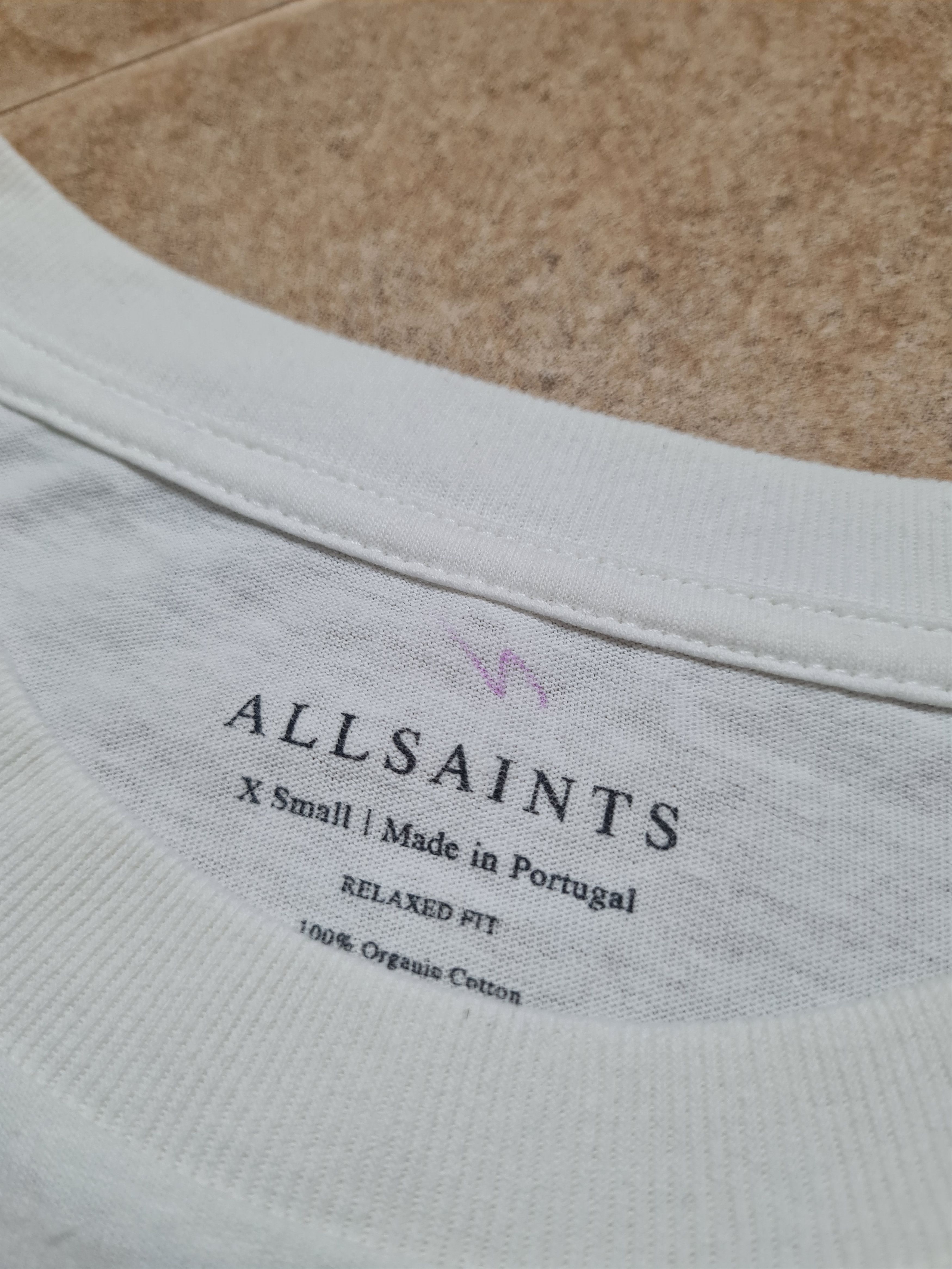 Allsaints Mens T-shirt AllSaints PILOT SS CREW OPTIC WHITE Organic Size US S / EU 44-46 / 1 - 17 Thumbnail