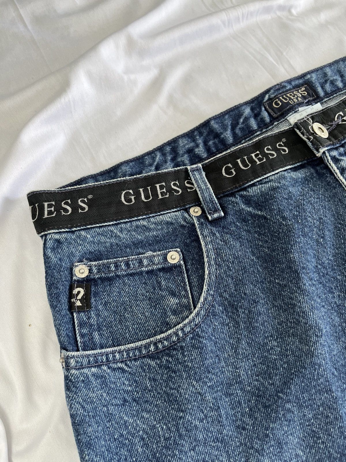 Vintage vintage guess jeans Size US 36 / EU 52 - 7 Thumbnail