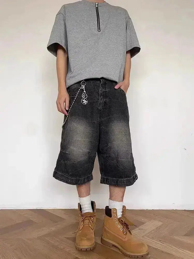 Japanese Brand Loose silhouette straight leg versatile jeans Size US 32 / EU 48 - 6 Thumbnail