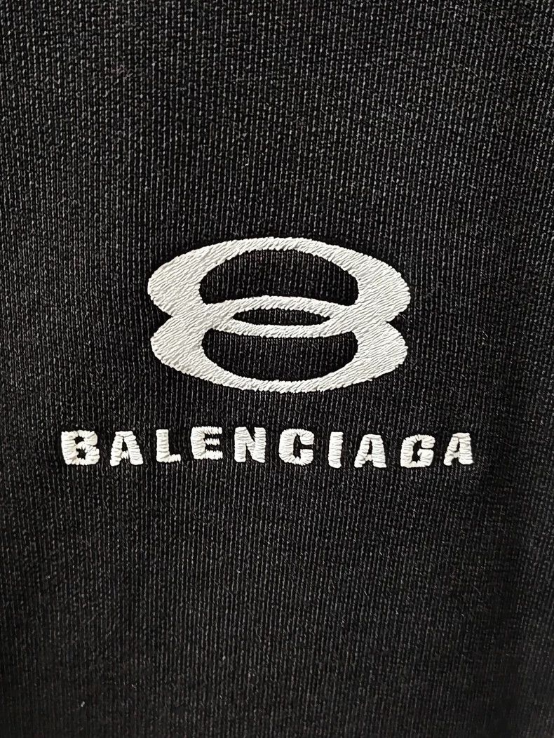 Balenciaga Balenciaga Double Ring Frayed Hoodie 24SS-2506 Size US S / EU 44-46 / 1 - 3 Thumbnail