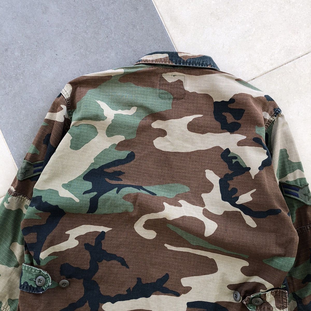 Vintage Vintage Army Combat Camouflage Jacket Size US S / EU 44-46 / 1 - 6 Thumbnail