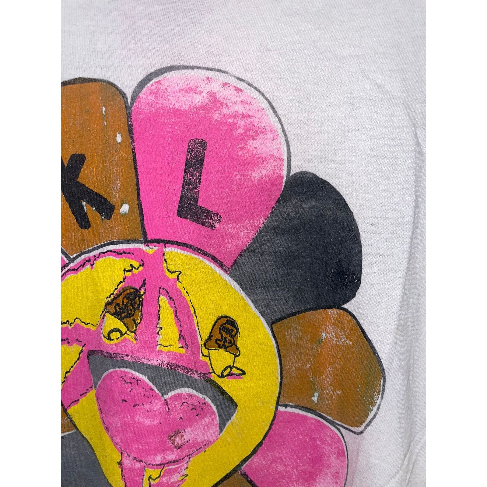 Hanes Vintage Art Shirt PKL Sunflower Artwork Tee 80s Medium Size US M / EU 48-50 / 2 - 3 Thumbnail