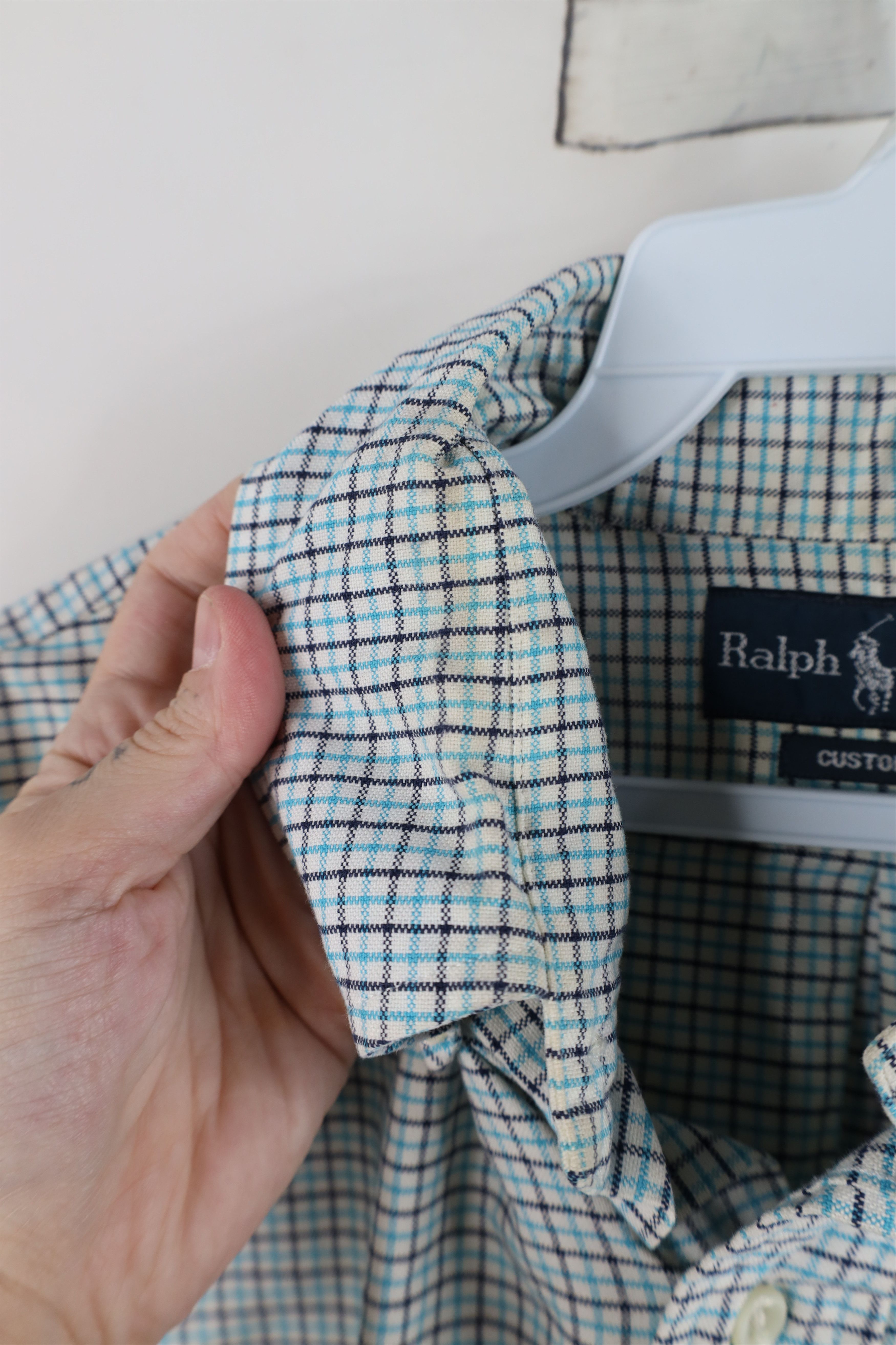 Polo Ralph Lauren Vintage 90s Ralph Lauren Custom Fit Button Down Shirt Plaid Size US L / EU 52-54 / 3 - 5 Thumbnail