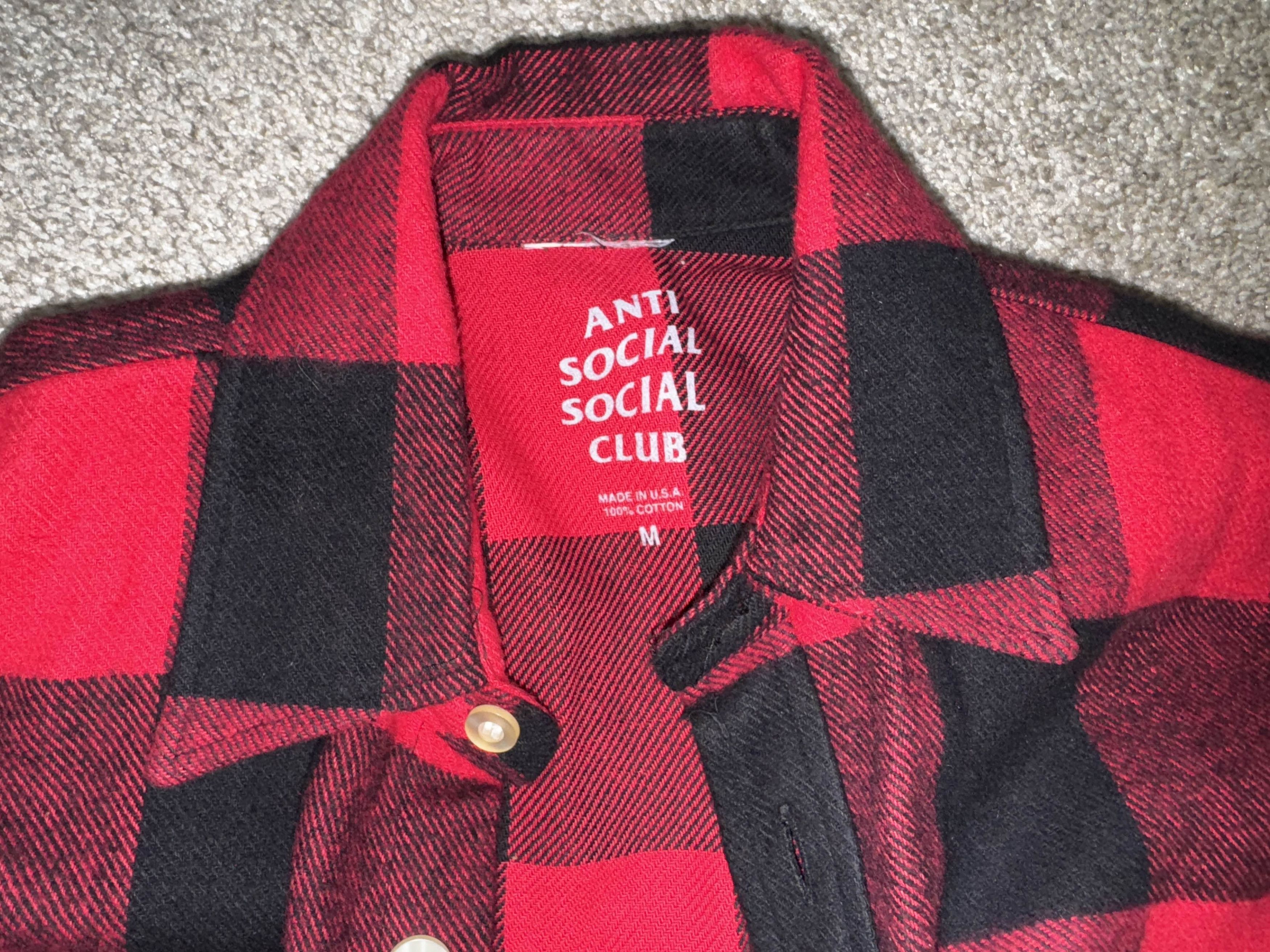 Anti Social Social Club Anti Social Social Club No Expectations Flannel Size US M / EU 48-50 / 2 - 2 Thumbnail