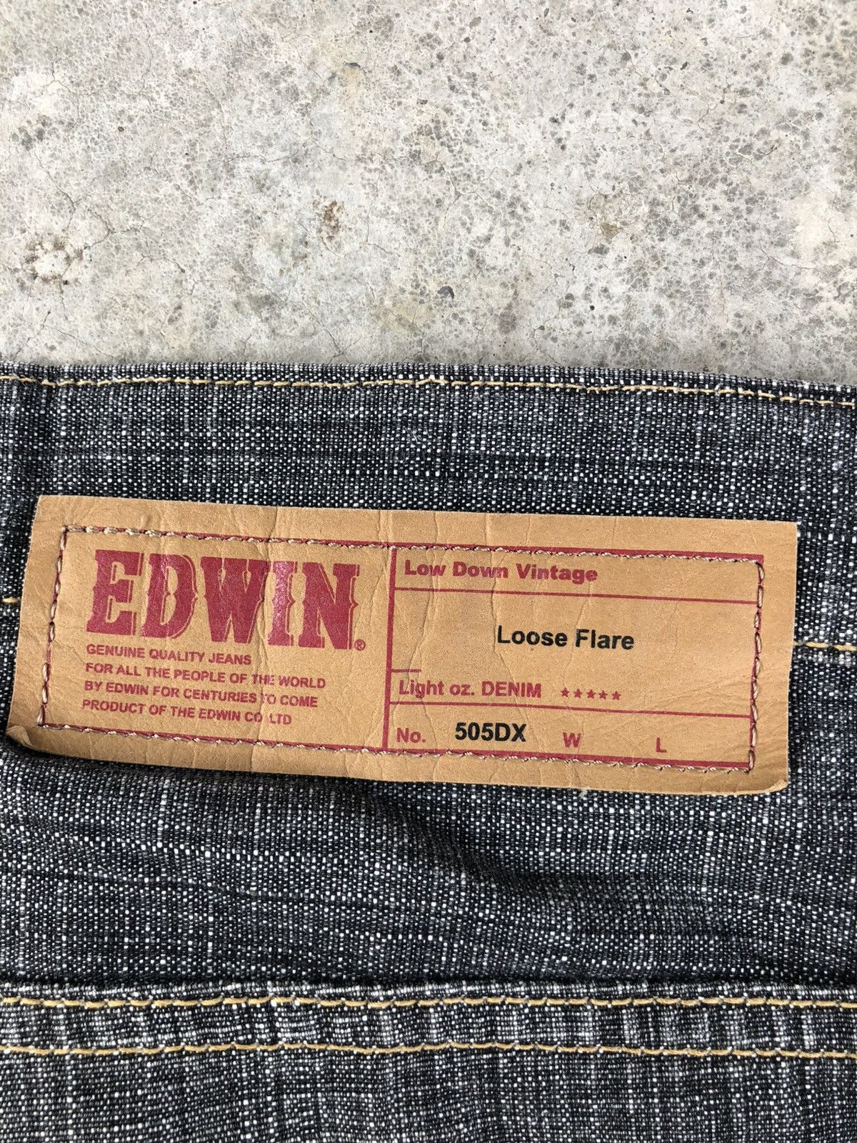If Six Was Nine Japanese Edwin Flared Jeans Loose Jeans Distressed Jeans Size US 33 - 18 Thumbnail