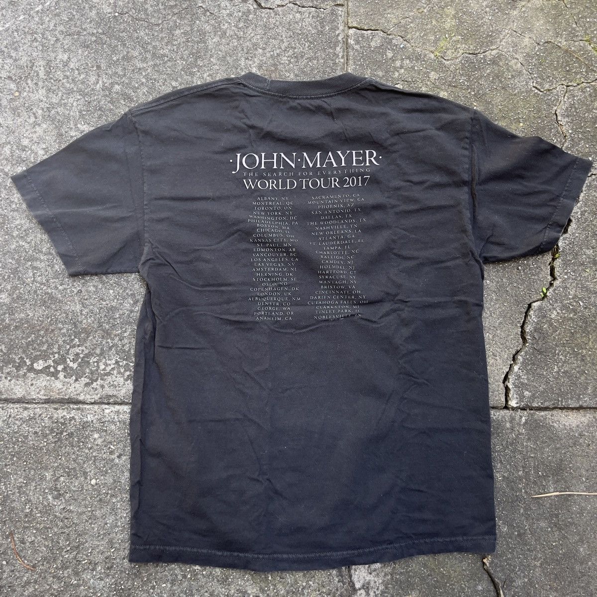 Band Tees 2017 JOHN MAYER WORLD TOUR Size US L / EU 52-54 / 3 - 5 Thumbnail