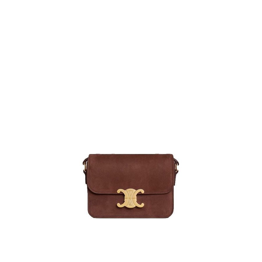 Celine CELINE Nubuck Chestnut Brown Bag New & Authentic Size ONE SIZE - 1 Preview