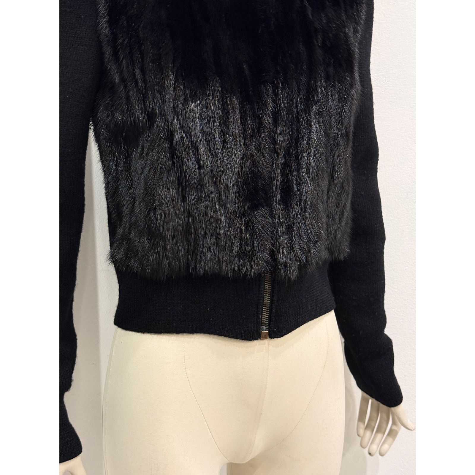 Prada 2000s Prada mink fur cardigan Size M / US 6-8 / IT 42-44 - 4 Thumbnail