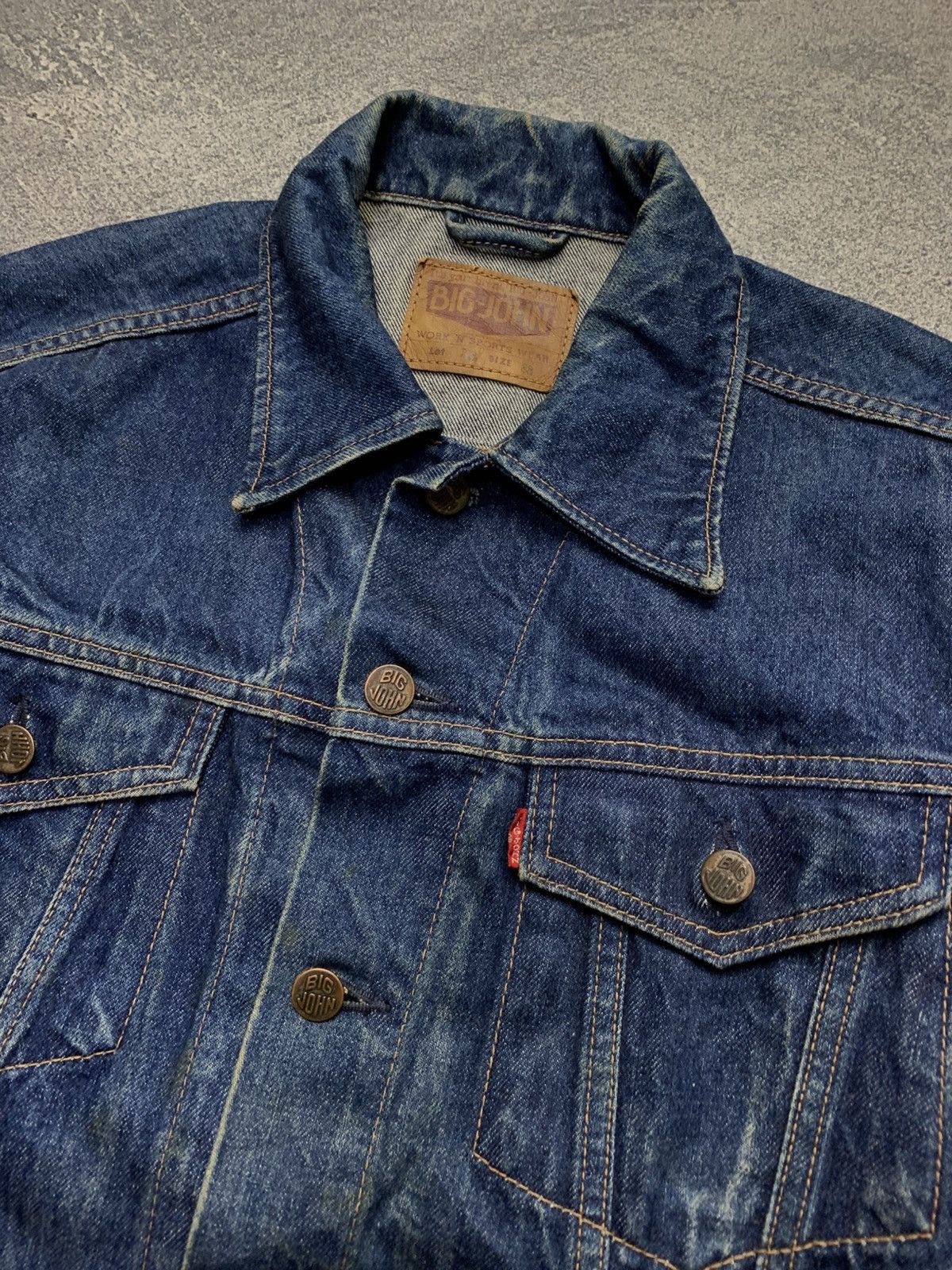 Big John 🐍SOLD🐍 Vintage Big John Japan - Denim Jacket Size US M / EU 48-50 / 2 - 4 Thumbnail