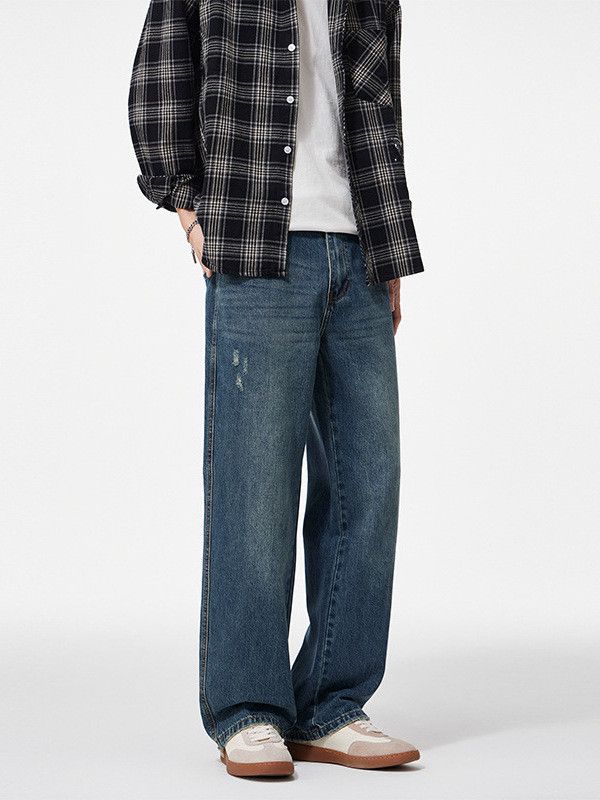 Japanese Brand American Cleanfit Retro Loose-fit Casual Straight Leg Jeans Size US 32 / EU 48 - 2 Thumbnail