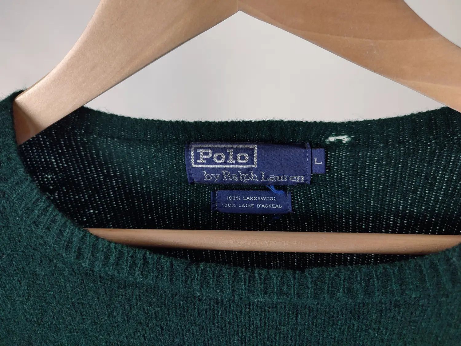 Polo Ralph Lauren Vintage Polo Ralph Lambswool Paint Soft Sweater Size US L / EU 52-54 / 3 - 16 Thumbnail