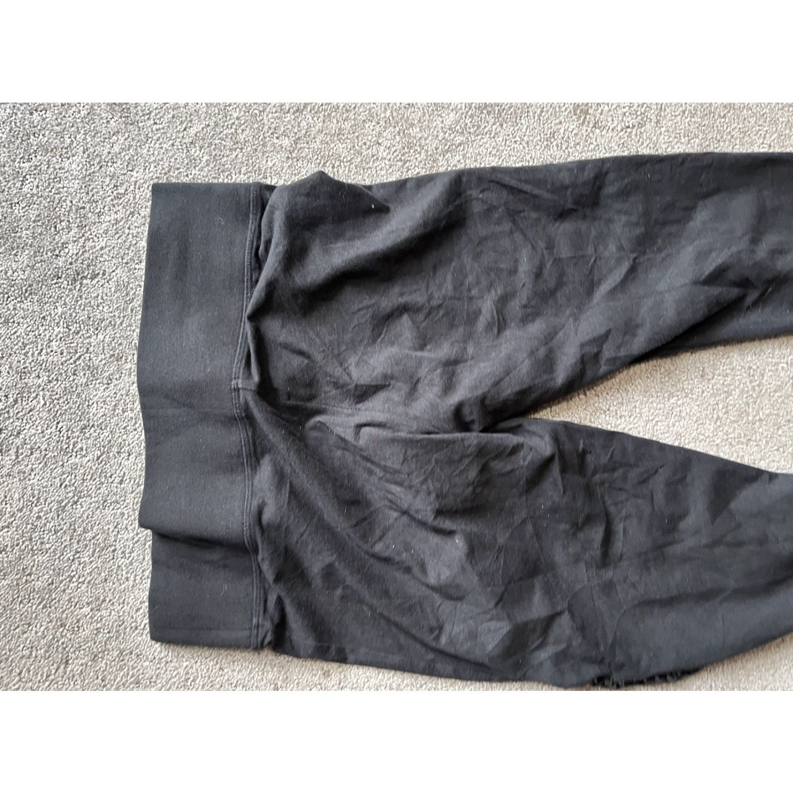 Victoria's Secret VICTORIA'S SECRET Black Capri Leggings Women Medium Stretch Cotton Activewear Size 32" / US 10 / IT 46 - 4 Thumbnail