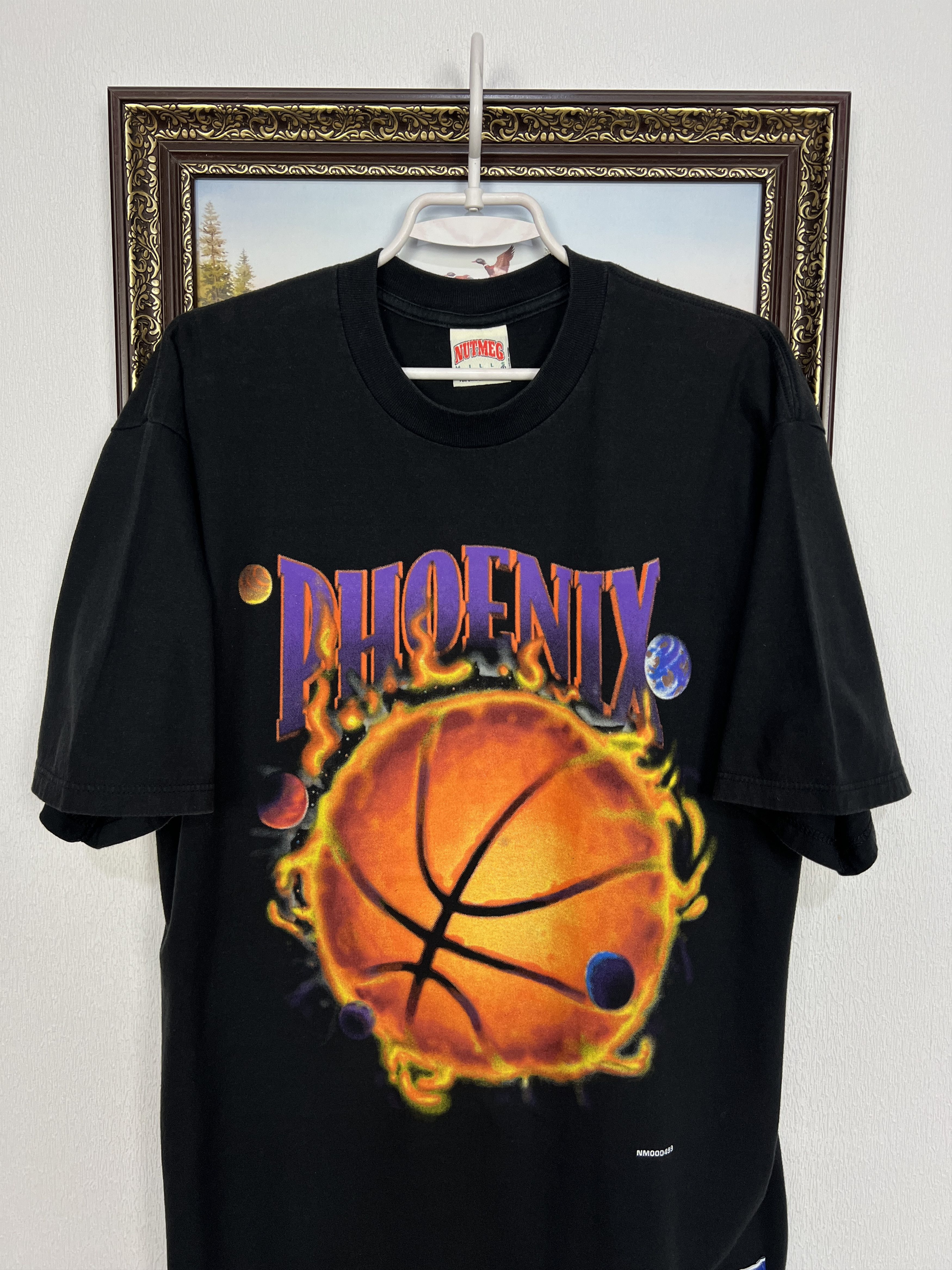 Nutmeg Vintage 90's Phoenix Suns Over Print NBA Shirt Jersey Rare Size US XL / EU 56 / 4 - 2 Thumbnail