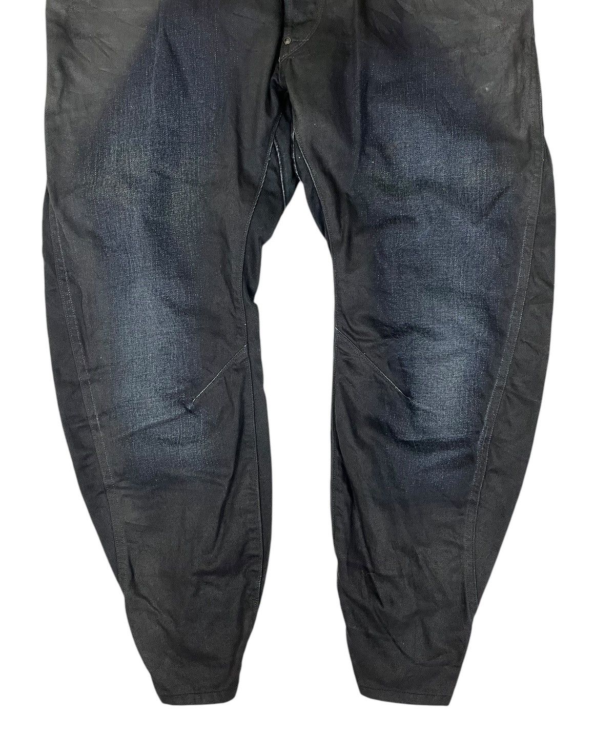 G-Star Gstar Black Wax Loose Tapered Jeans Size US 34 / EU 50 - 4 Thumbnail